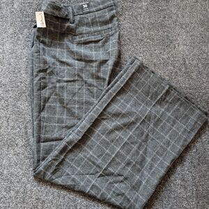 Women's Petite Plaid Wide Leg Pants